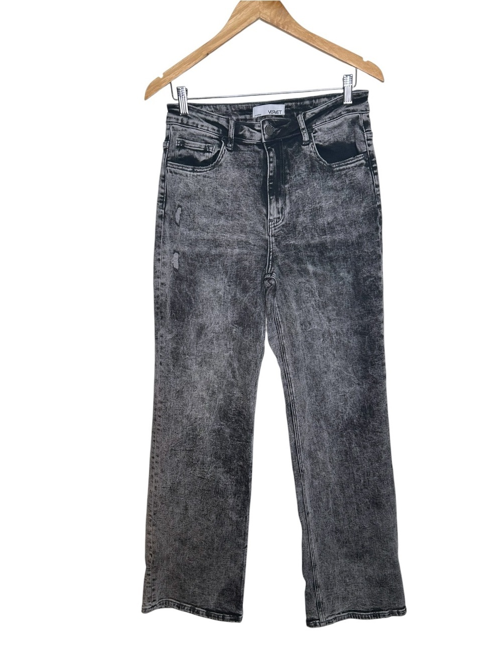 Vervet Flying Monkey Marjorie High Rise 90’s Vintage Flare Stetch Denim Jeans 30 - Picture 5 of 9